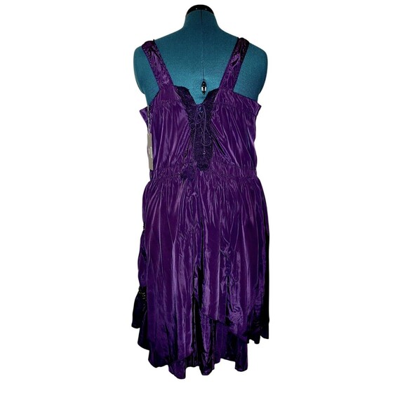 Pretty Angel Purple Corset Lace-Up Beaded WhimsyGoth Dress Indie Sleeze … - Picture 8 of 8